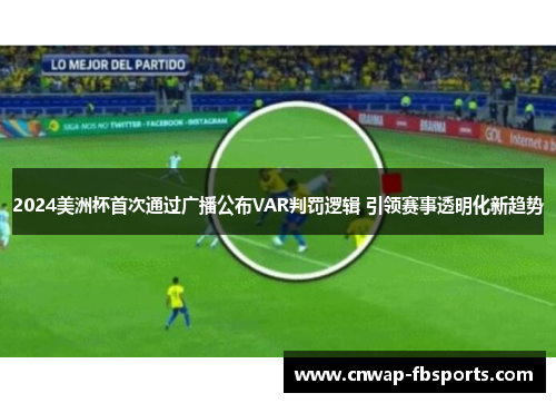 2024美洲杯首次通过广播公布VAR判罚逻辑 引领赛事透明化新趋势